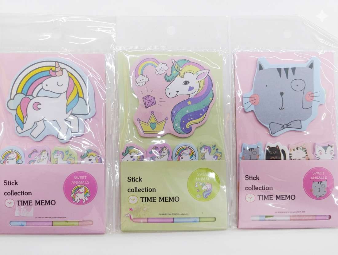 BLOC DE NOTAS Y PESTAÑAS SWEET ANIMALS