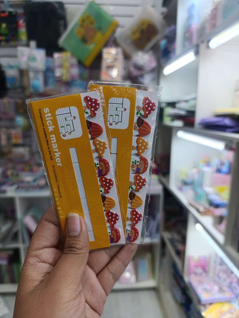 PESTAÑAS DE PAPEL HONGUITOS DE 8 FILAS