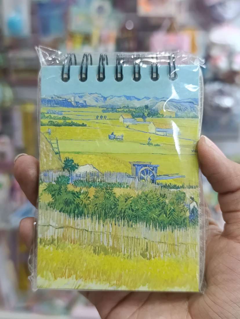 CUADERNO MINI ANILLADO A7 VAN GOGH