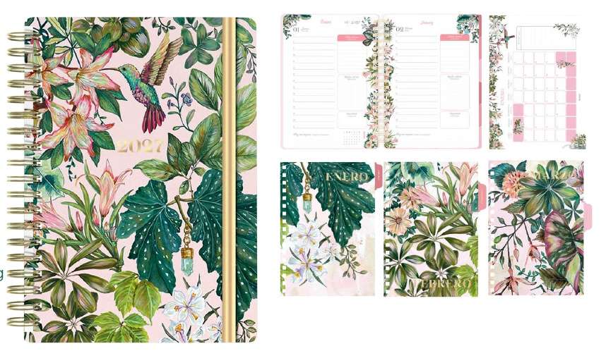AGENDA 16,5X22 DXP FLORAL