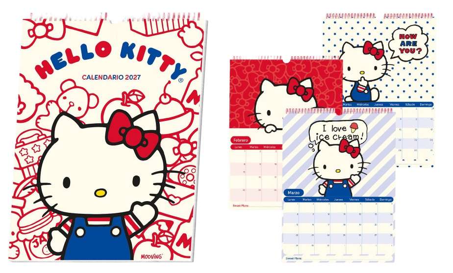 CALENDARIO 30X40 HELLO KITTY