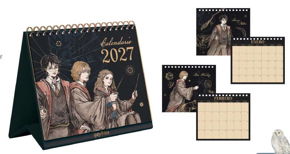 CALENDARIO ESCRITORIO HARRY POTTER