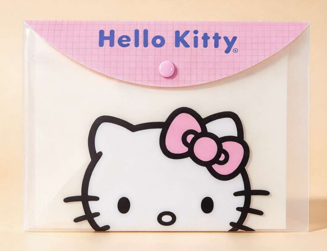 SOBRE A5 C/ BOTON HELLO KITTY