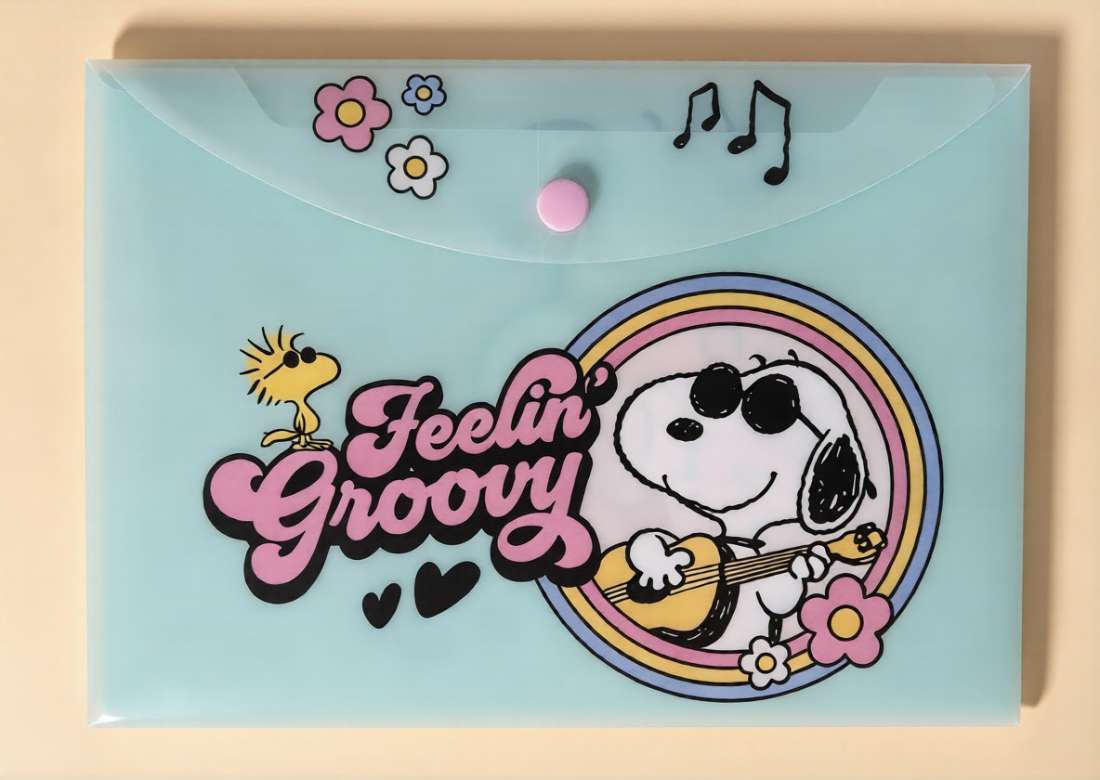 FOLDER A5 C/ BOTON SNOOPY
