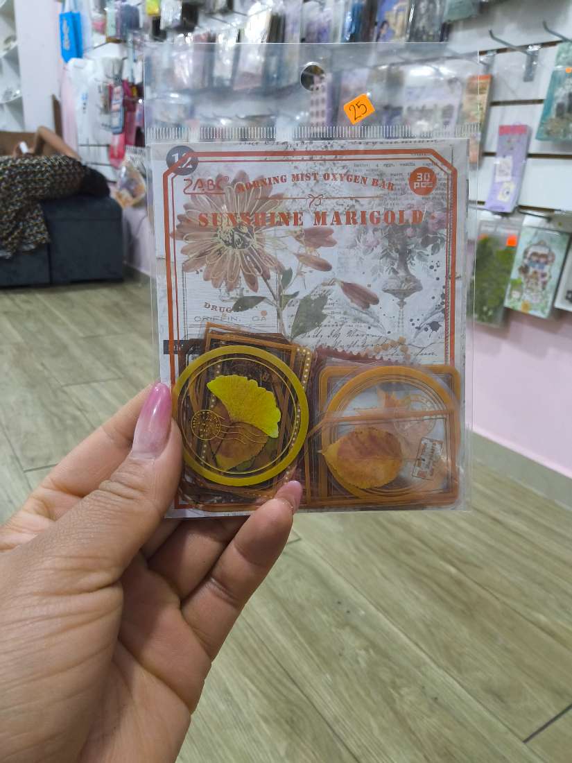 STICKERS SUNSHINE MARIGOLD