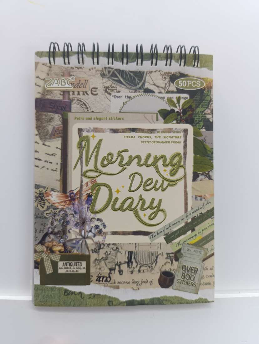 LIBRO DE STICKERS MORNING DEW DIARY