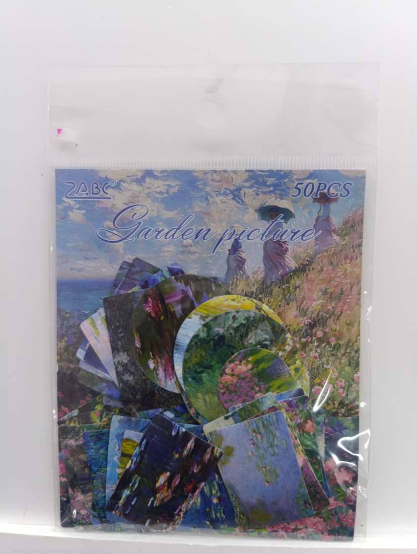 STICKERS GARDEN PICTURE