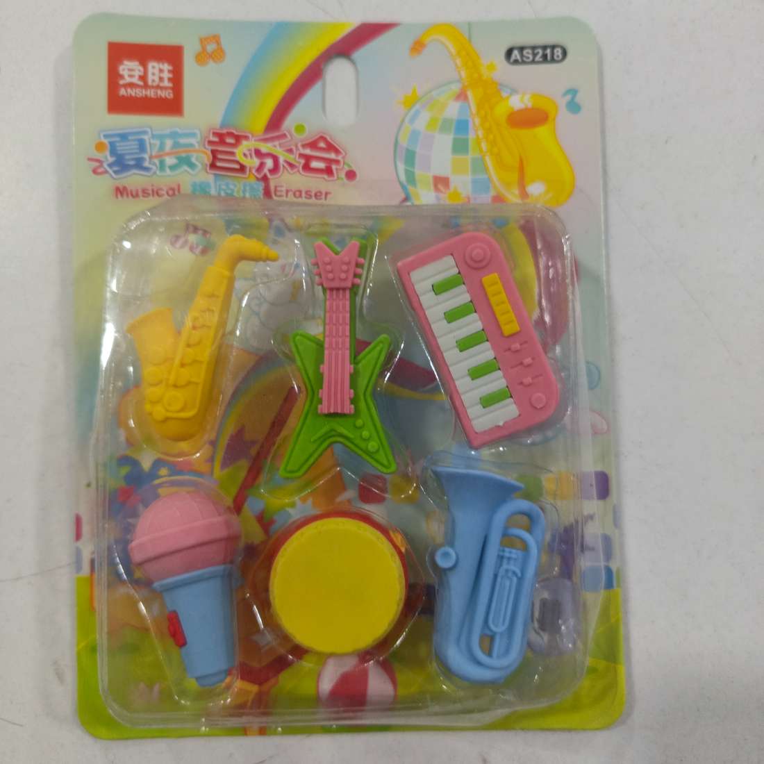 SET DE BORRADORES MUSICALES X6