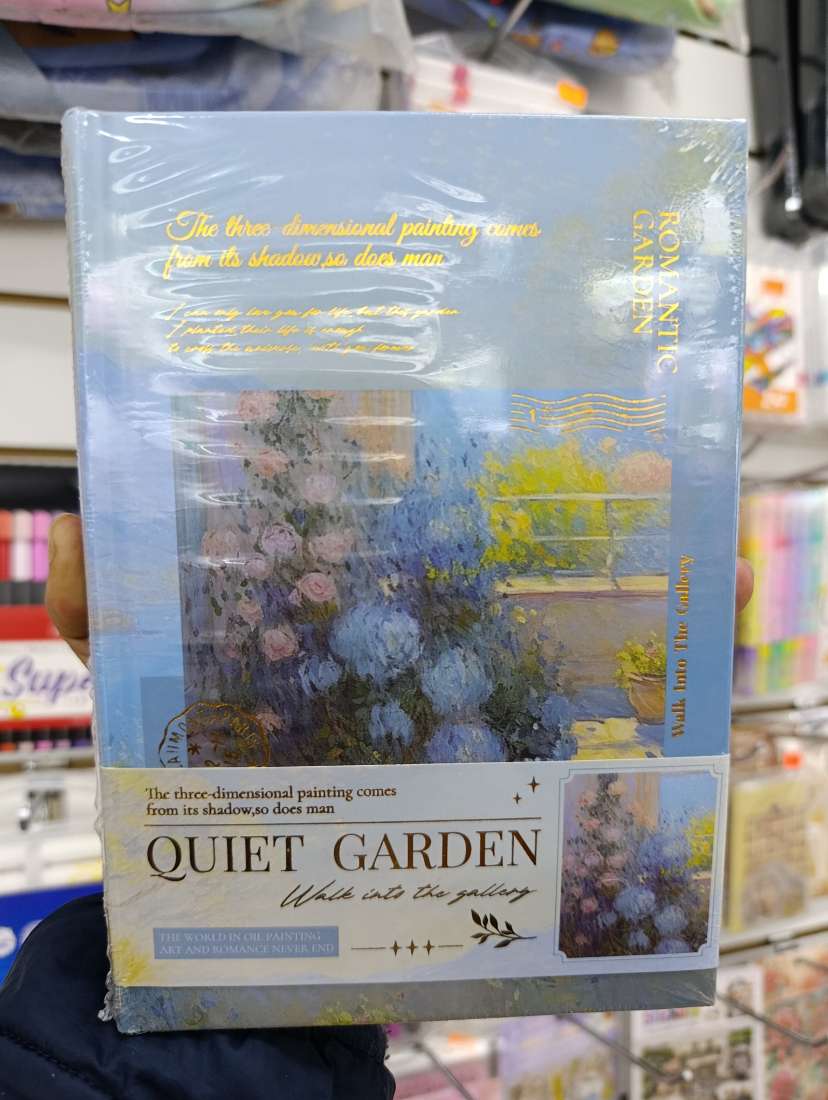 LIBRETA EMPASTADA QUIET GARDEN